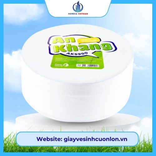 sản phẩm giấy vệ sinh cuộn lớn an khang soft900 (1)