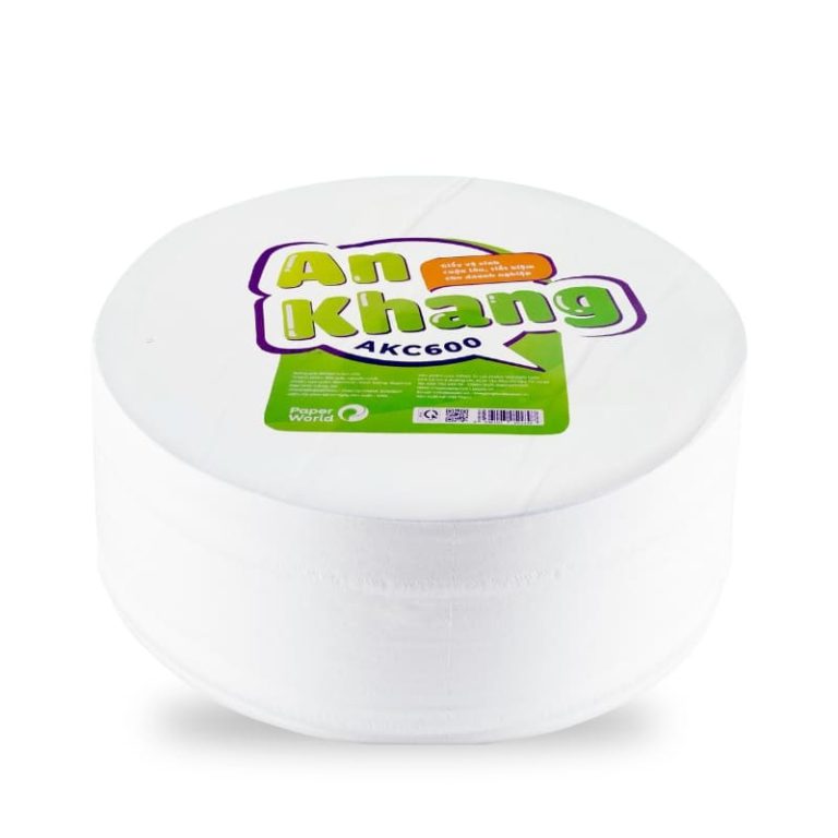 ảnh bìa sản phẩm giấy vệ sinh cuộn lớn an khang caro600 (1) giấy vệ sinh cuộn lớn an khang caro600