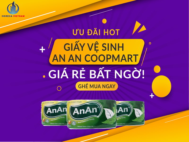 Cung cấp giấy vệ sinh an an Coopmart giá rẻ