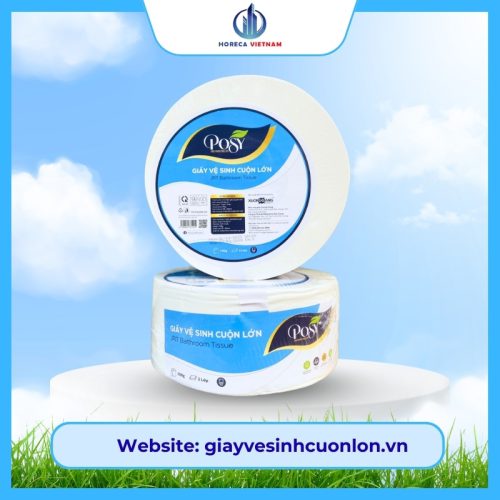 giấy vệ sinh cuộn lớn posy 700g