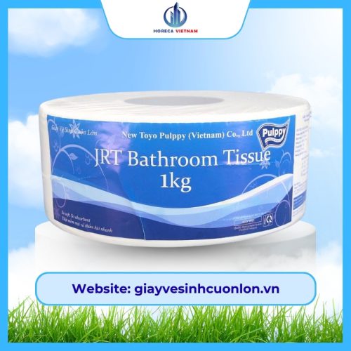 giấy vệ sinh cuộn lớn pulppy 1kg
