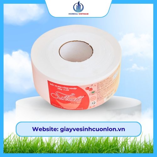 giấy vệ sinh cuộn lớn silkwell