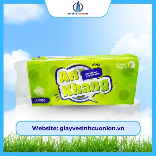 giấy vệ sinh cuộn nhỏ an khang soft10