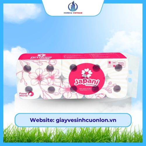 giấy vệ sinh cuộn nhỏ japani premium10