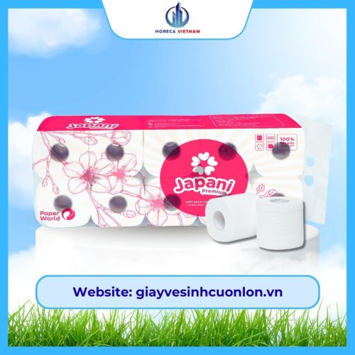 giấy vệ sinh cuộn nhỏ japani premium10