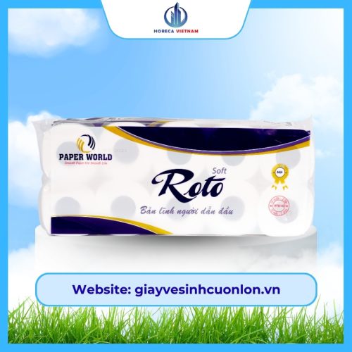 giấy vệ sinh cuộn nhỏ roto soft10