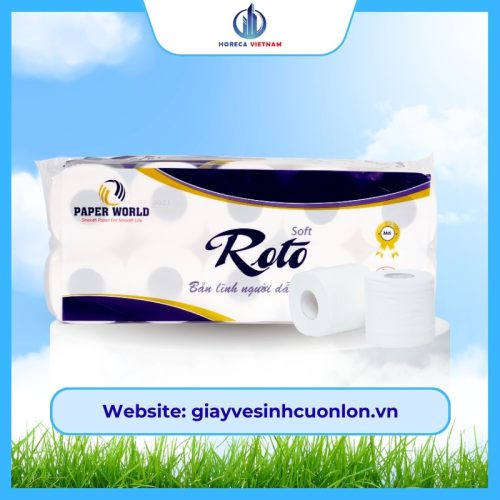 giấy vệ sinh cuộn nhỏ roto soft10
