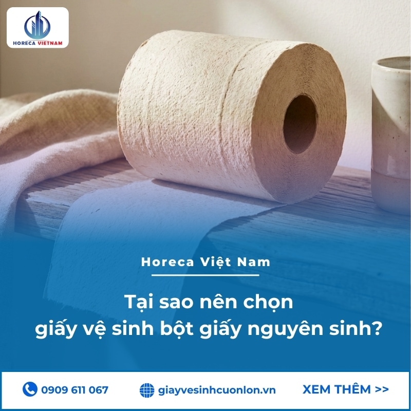 tại sao nên chọn giấy vệ sinh bột giấy nguyên sinh