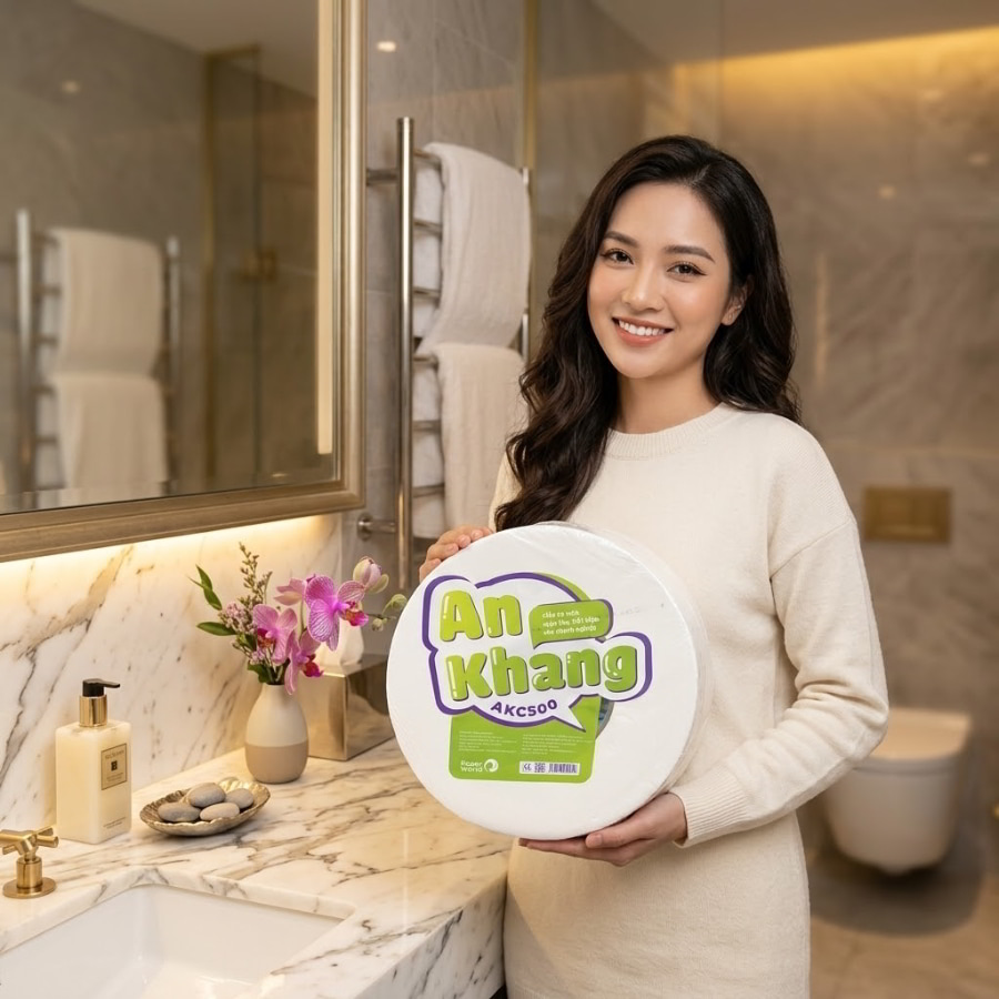 Kích thước giấy vệ sinh cuộn lớn