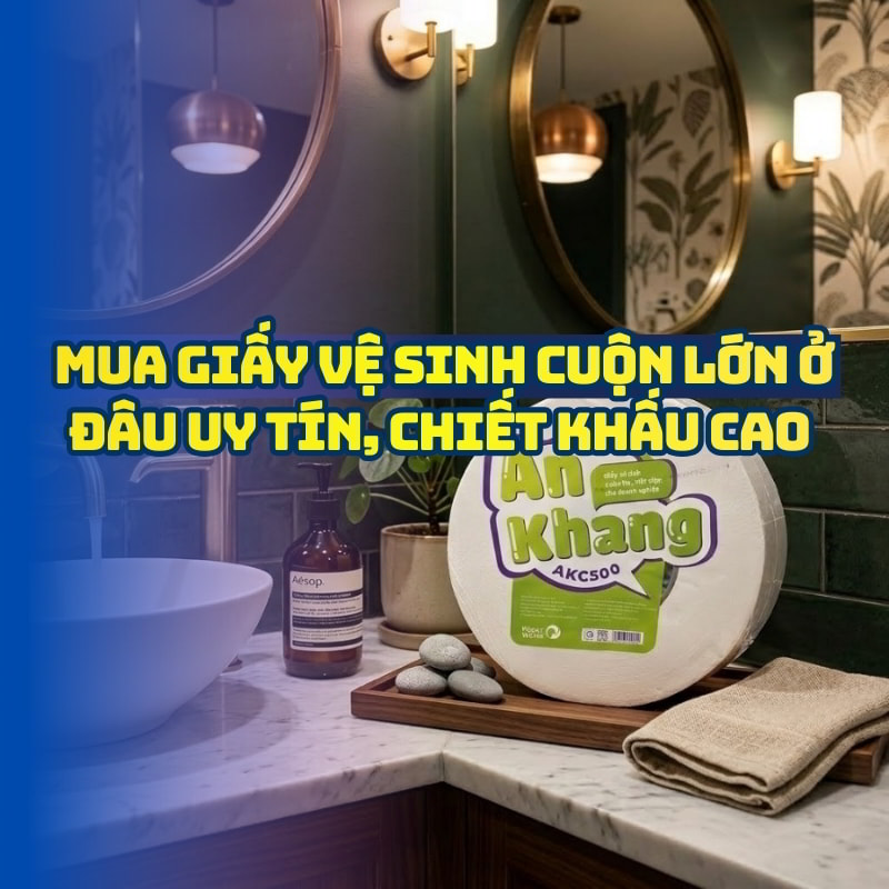 Mua giấy vệ sinh cuộn lớn ở đâu uy tín