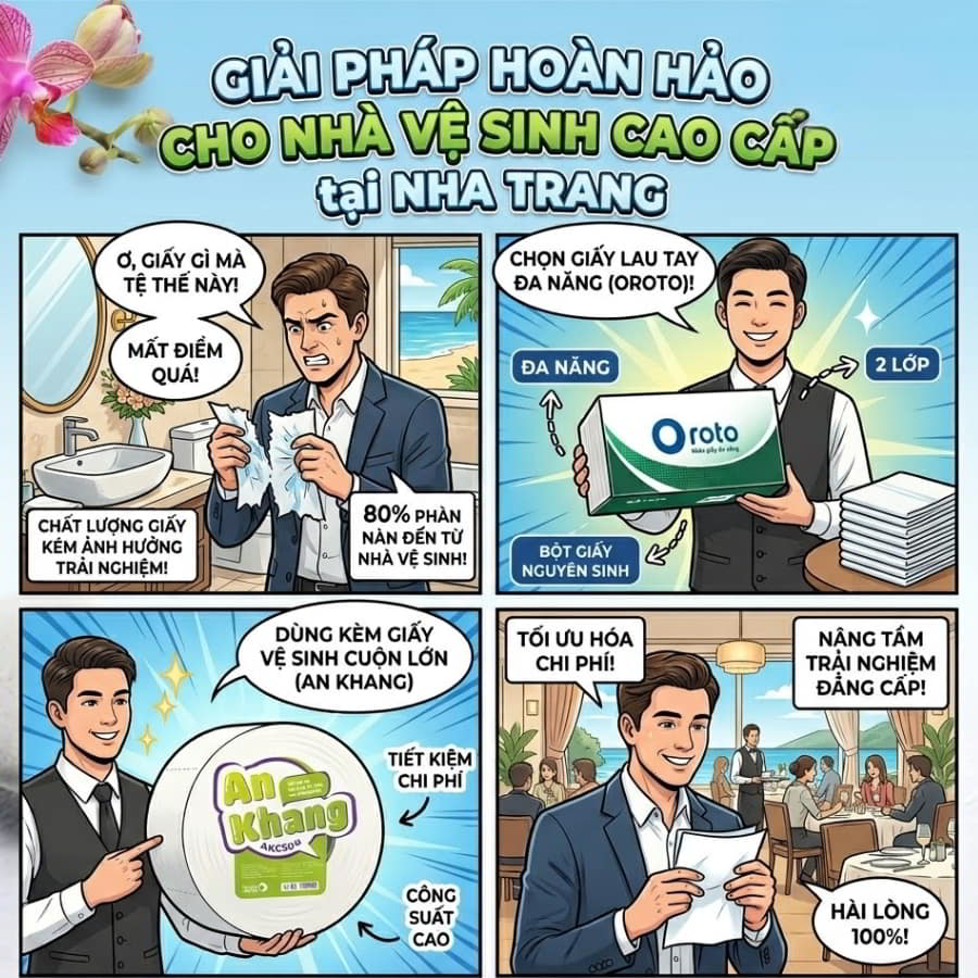 Mua giấy lau tay đa năng Nha Trang uy tín giá tốt tại Horeca Việt Nam