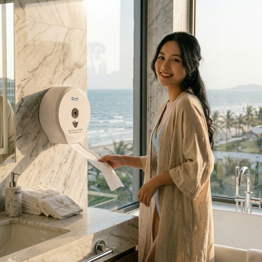 Cung cấp hộp đựng giấy vệ sinh cuộn lớn vũng tàu cao cấp giá tốt tại Horeca Việt Nam