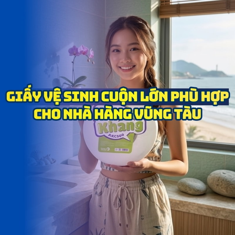 Horeca Việt Nam cung cấp giấy vệ sinh cho nhà hàng vũng tàu giá tốt giao hàng tận nơi