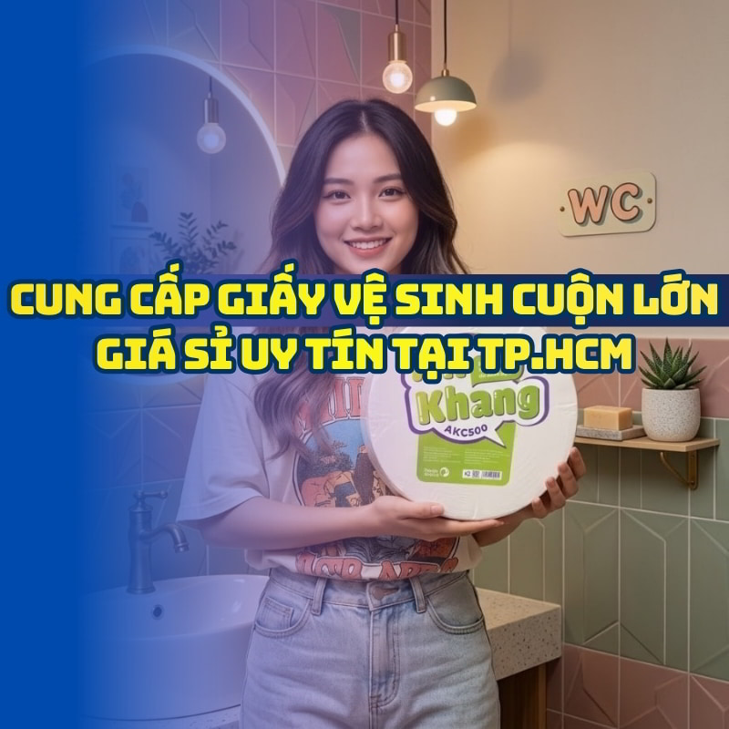 Horeca Việt Nam cung cấp giấy vệ sinh cuộn lớn giá sỉ giá tốt giao hàng tận nơi tại TPHCM