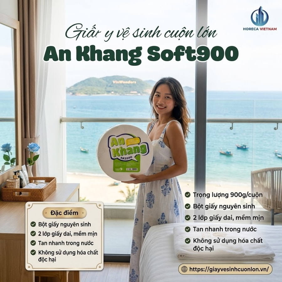Horeca Việt Nam cung cấp giấy vệ sinh cuộn lớn tại Khánh Hòa uy tín giá tốt nhất