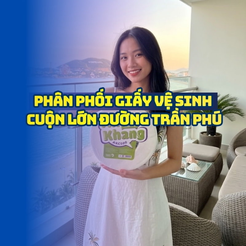 Horeca Việt Nam phân phối giấy vệ sinh cuộn lớn đường Trần Phú giá tốt giao hàng tận nơi