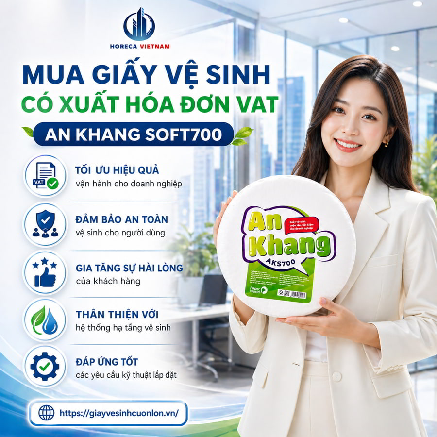 Mua giấy vệ sinh có xuất hóa đơn vat uy tín giá sỉ tốt nhất tại Horeca Việt Nam