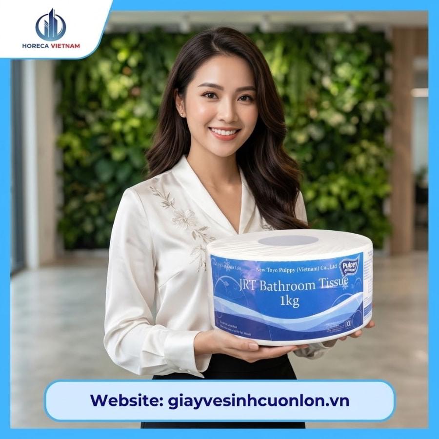 Mua giấy vệ sinh cuộn lớn 1kg giá tốt giao hàng tận nơi tại Horeca Việt Nam