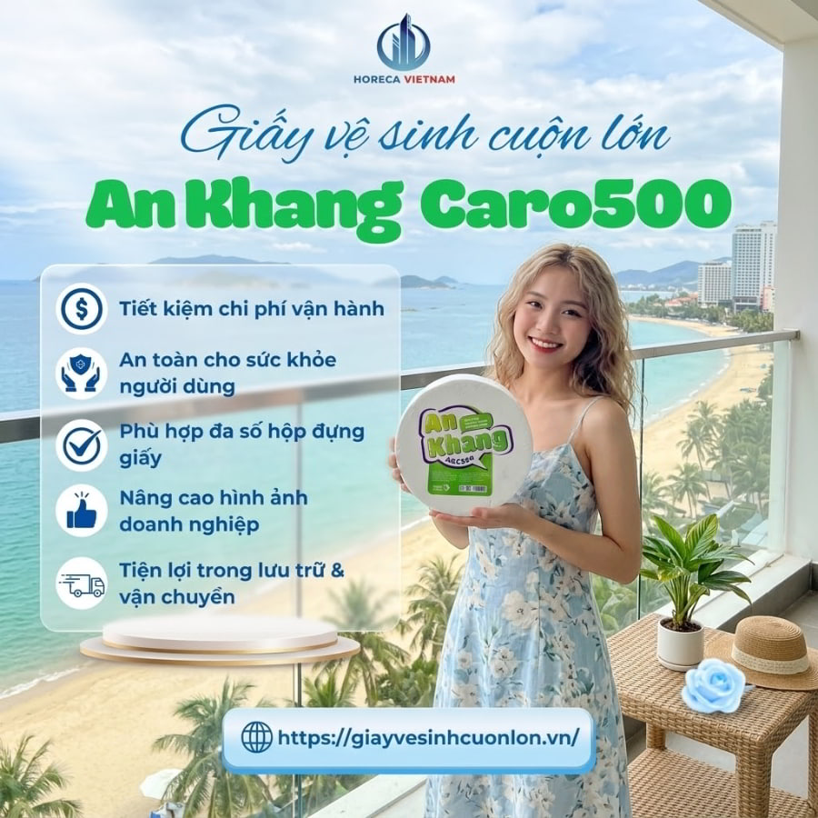 Mua giấy vệ sinh cuộn lớn cho khách sạn Nha Trang uy tín giá sỉ tốt nhất tại Horeca Việt Nam