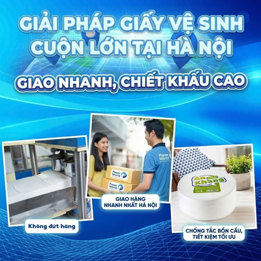 Mua giấy vệ sinh cuộn lớn tại Hà Nội uy tín giá sỉ tốt nhất tại Horeca Việt Nam