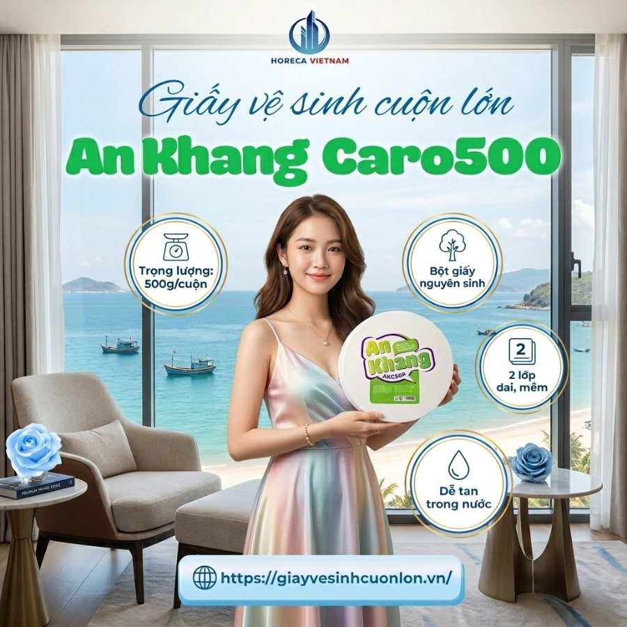 Mua giấy vệ sinh cuộn lớn Vĩnh Hải Nha Trang uy tín giá tốt nhất tại Horeca Việt Nam