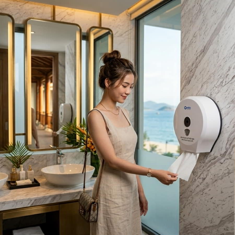 Mua hộp đựng giấy vệ sinh chống rỉ sét cho khách sạn Nha Trang cao cấp giá tốt tại Horeca Việt Nam