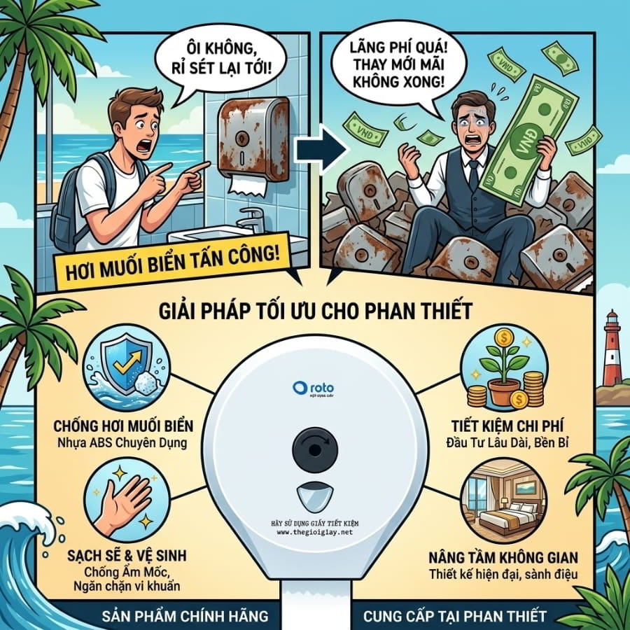 Mua hộp đựng giấy vệ sinh chống rỉ Phan Thiết giá tốt tại Horeca Việt Nam