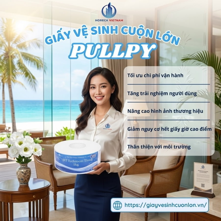 Mua sỉ giấy vệ sinh cuộn lớn 1kg Phan Thiết cao cấp giá tốt nhất tại Horeca Việt Nam