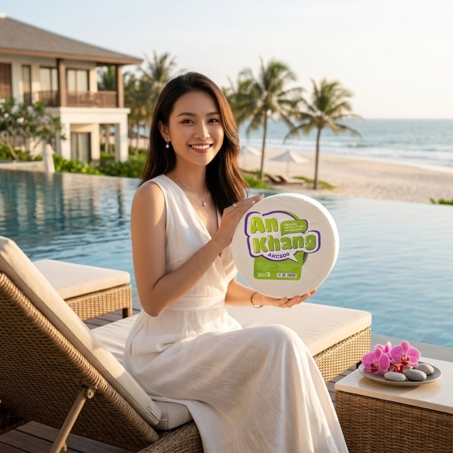 Mua sỉ giấy vệ sinh cuộn lớn An Khang cho resort 5 sao giá sỉ tốt nhất tại Horeca Việt Nam