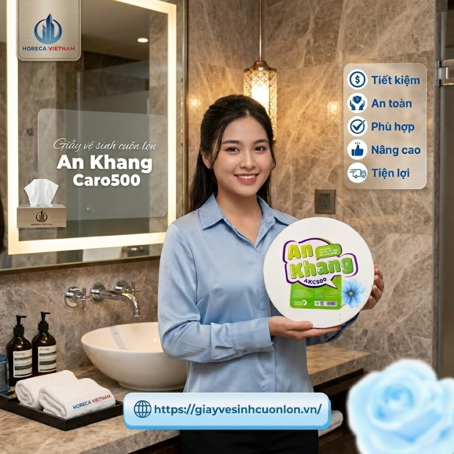 Mua sỉ giấy vệ sinh cuộn lớn tại Vũng Tàu cao cấp giá tốt nhất tại Horeca Việt Nam