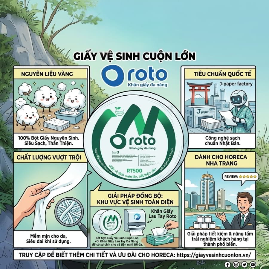 Đánh giá giấy vệ sinh Roto Nha Trang