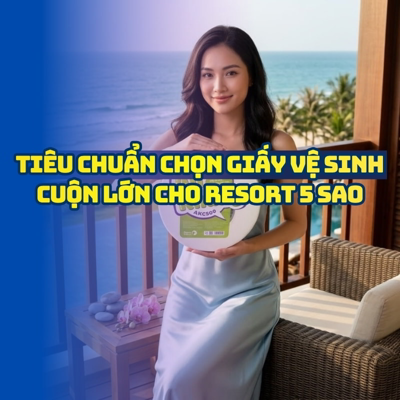 Tiêu chuẩn vật tư giấy vệ sinh resort 5 sao cao cấp giá tốt nhất tại Horeca Việt Nam