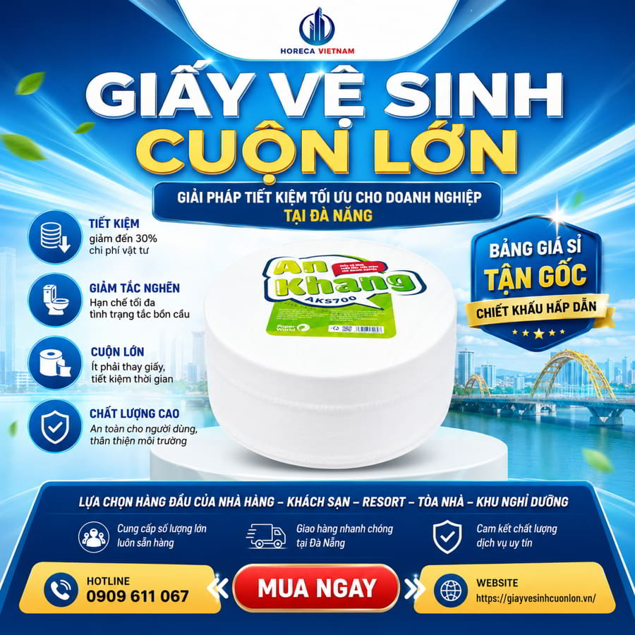 Bảng giá giấy vệ sinh cuộn lớn Đà Nẵng uy tín giá tốt tại Horeca Việt Nam