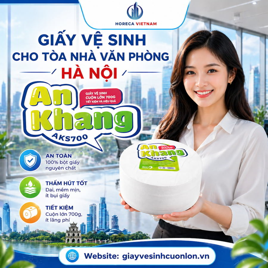 Cung cấp giấy vệ sinh cho tòa nhà văn phòng hà nội cao cấp giá tốt nhất tại Horeca Việt Nam