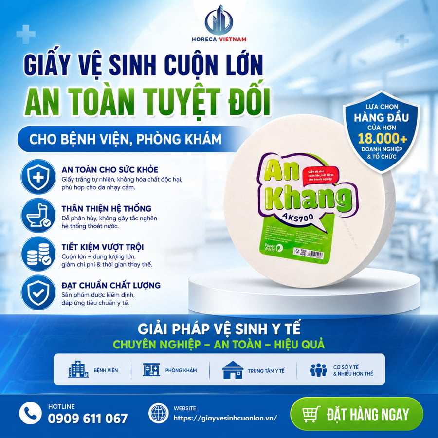 Cung cấp giấy vệ sinh cho bệnh viện hải phòng uy tín giá tốt nhất tại Horeca Việt Nam