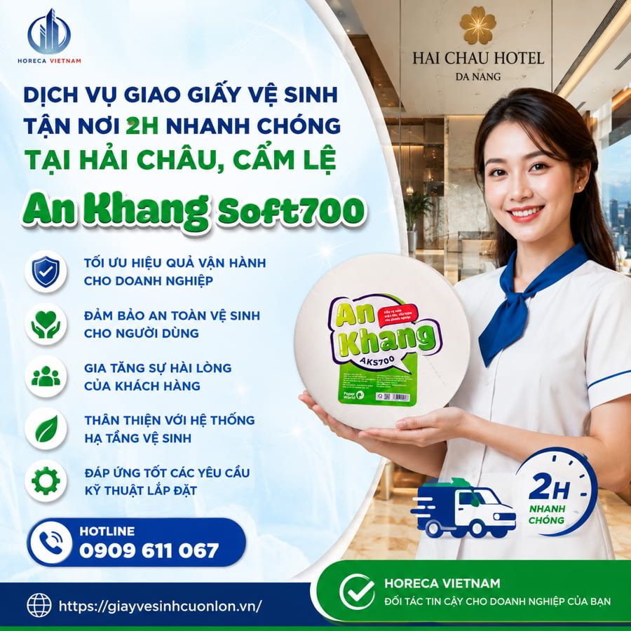 Dịch vụ giao giấy vệ sinh tận nơi Đà Nẵng uy tín giá tốt tại Horeca Việt Nam