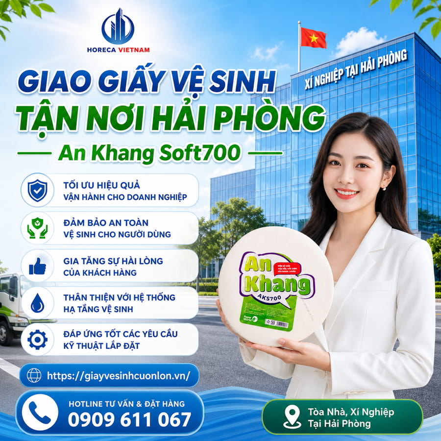 Giao giấy vệ sinh tận nơi hải phòng uy tín nhanh chóng tại Horeca Việt Nam