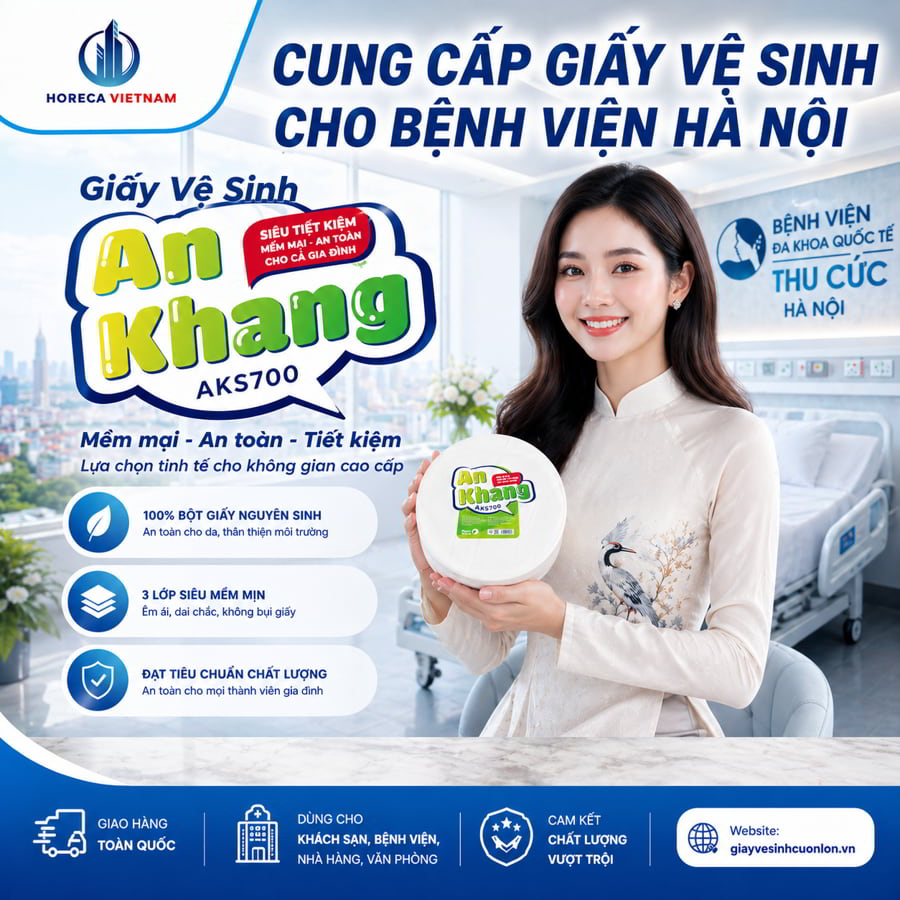 Horeca Việt Nam địa chỉ cung cấp giấy vệ sinh cho bệnh viện hà nội uy tín giá sỉ tốt nhất