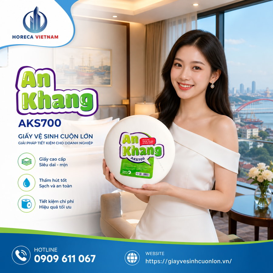 Horeca Việt Nam địa chỉ mua giấy vệ sinh cuộn lớn giá rẻ hải phòng uy tín chất lượng cao