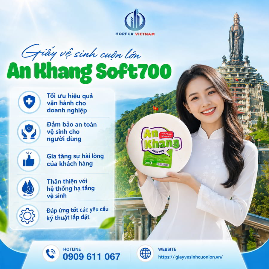 Horeca Việt Nam địa chỉ phân phối giấy vệ sinh cuộn lớn tại Tây Ninh chính hãng cao cấp giá sỉ tốt nhất