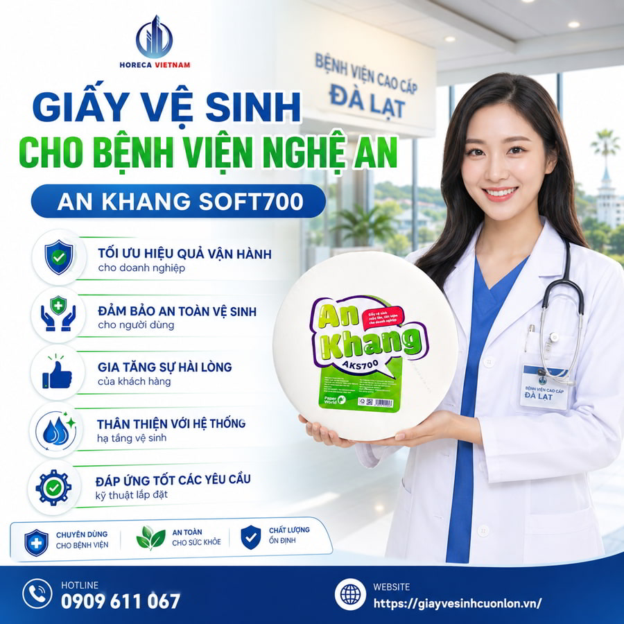 Mua giấy vệ sinh cho bệnh viện Nghệ An chính hãng cao cấp an toàn cho bệnh nhân