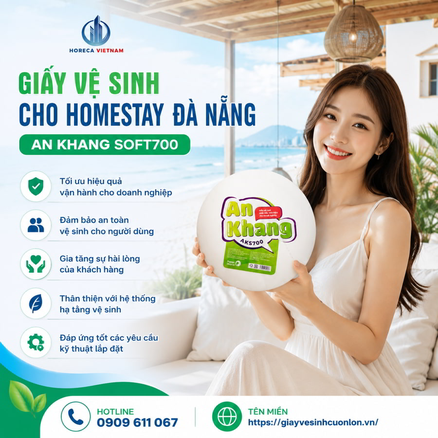 Mua giấy vệ sinh cho homestay Đà Nẵng chính hãng cao cấp giá sỉ tốt nhất tại Horeca Việt Nam