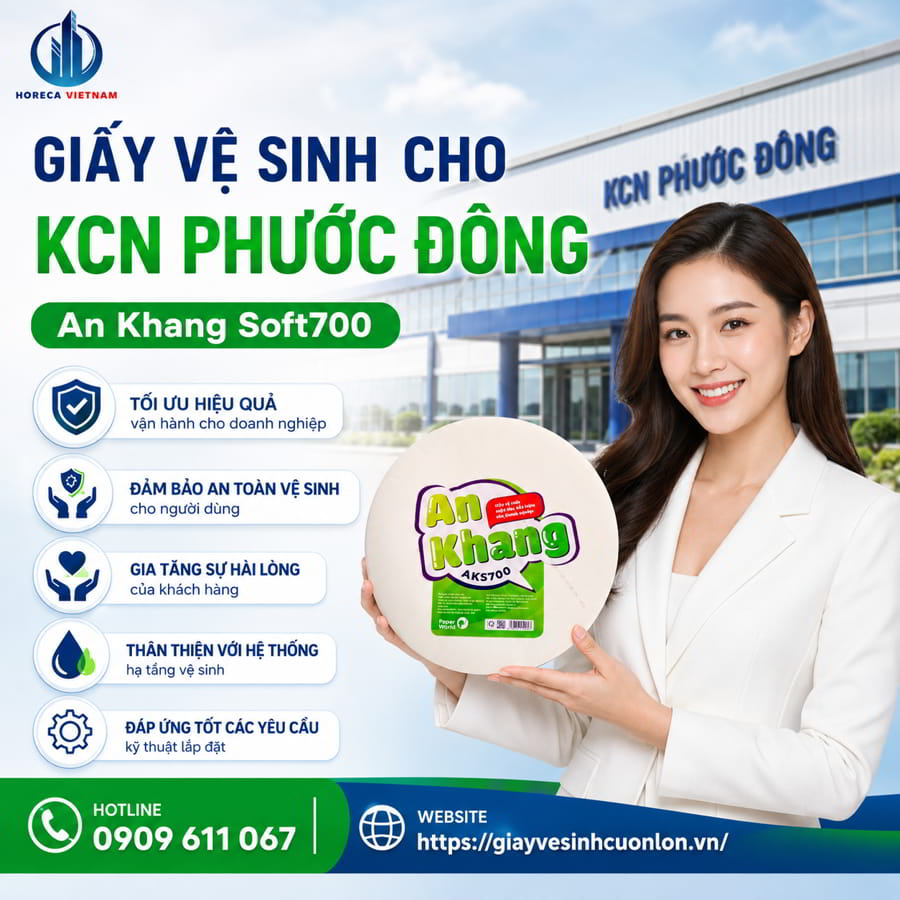 Mua giấy vệ sinh cho KCN Phước Đông cao cấp giá tốt nhất tại Horeca Việt Nam
