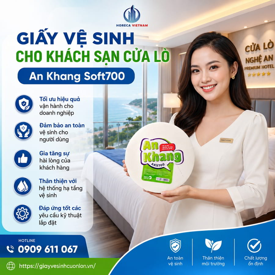 Mua giấy vệ sinh cho khách sạn cửa lò chính hãng cao cấp giá tốt nhất tại Horeca Việt Nam