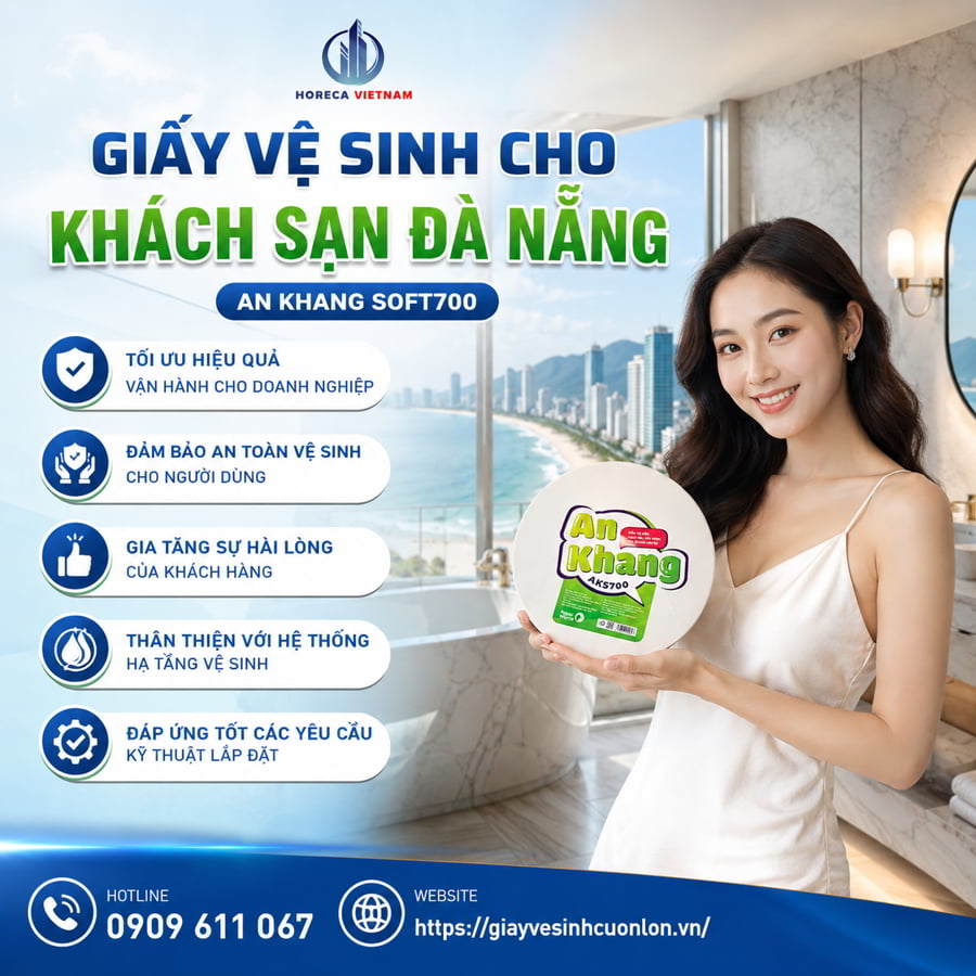 Mua giấy vệ sinh cho khách sạn Đà Nẵng chính hãng cao cấp giá sỉ tốt nhất tại Horeca Việt Nam