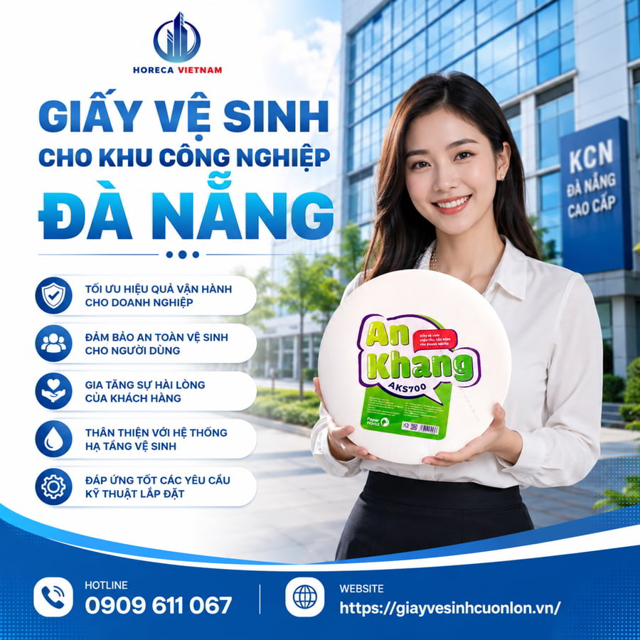 Mua giấy vệ sinh cho khu công nghiệp Đà Nẵng chính hãng cao cấp giá tốt nhất tại Horeca Việt Nam