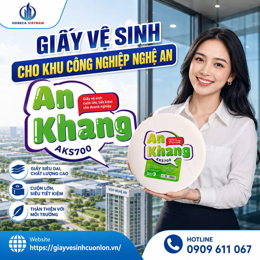 Mua giấy vệ sinh cho khu công nghiệp Nghệ An cao cấp chất lượng cao tại Horeca Việt Nam
