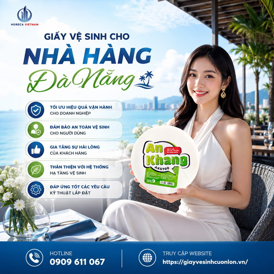 Mua giấy vệ sinh cho nhà hàng Đà Nẵng chính hãng cao cấp giá sỉ tốt nhất tại Horeca Việt Nam