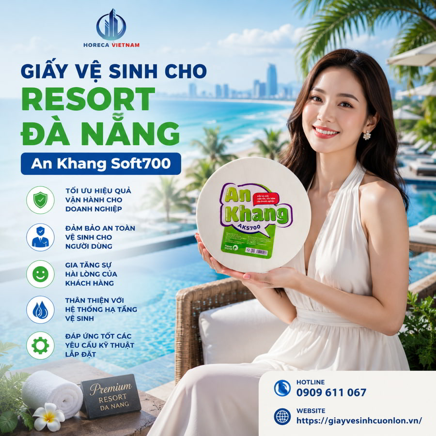 Mua giấy vệ sinh cho resort Đà Nẵng chính hãng cao cấp giá sỉ tốt nhất tại Horeca Việt Nam