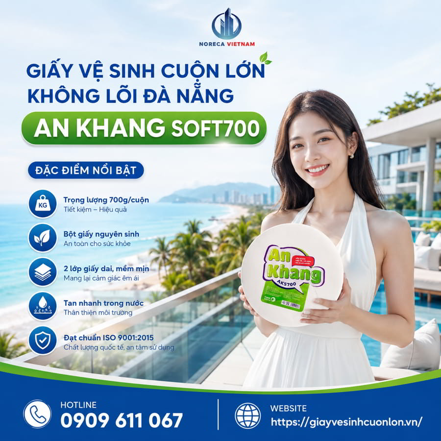 Horeca Việt Nam chuyên cung cấp giấy vệ sinh cuộn lớn tại Đà Nẵng với định hướng mang đến giải pháp toàn diện, tiết kiệm và chuyên nghiệp nhất cho mọi khách hàng.